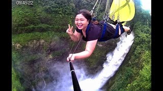 Lake Sebu 7 Falls Zipline  Philippines [upl. by Roddie]