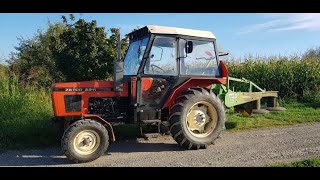 Zetor 6211  rotaciona kosarotary mower Samasz Z 101  165  košnja travegrass mowing 2020 [upl. by Esidnac]