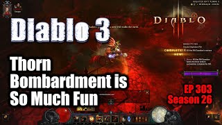 Diablo 3 Crusaders Thorn Bombardment Build is So Much Fun So Much Fun Season 26 [upl. by Ruzich80]