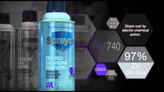 Sprayon WL740  Zinc Rich Galvanizing Compound [upl. by Waldner]