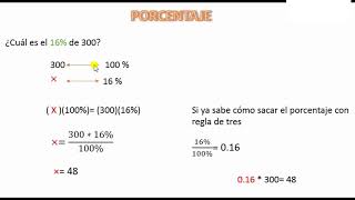 TÉCNICA PARA SACAR EL PORCENTAJE [upl. by Eerak]