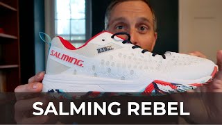 Salming Rebel AllCourt Shoes  2 Minute Review [upl. by Yrome]