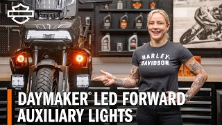 HarleyDavidson Pan America Daymaker LED Forward Auxiliary Lights Overview [upl. by Koblas879]