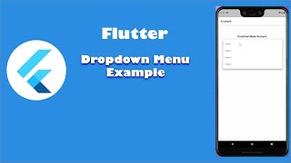 Flutter dropdown menu tutorial Flutter 04 [upl. by Partan]