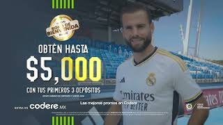 ⚽ ¡JUEGA CON LOS MEJORES 💚  Real Madrid y Codere [upl. by Orten186]