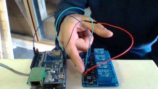 quotSonglequot SRD05VDCSLC QuadRelays with an Arduino Uno [upl. by Almita530]