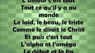 François Misse Ngoh  LAlpha et LOméga Paroles  Lyrics [upl. by Noslen]