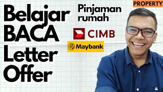 Jom la belajar BACA letter offer Property Untuk pinjaman rumah [upl. by Erialc]