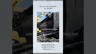 Demolición de casa habitación demoler pisos desmantelar oficinas desmontaje de estructuras [upl. by Adlitam]