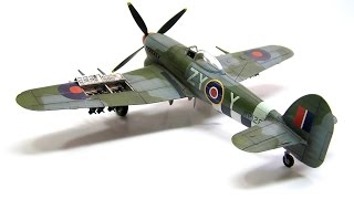 Airfix 172 Hawker Typhoon MkIb Step by Step [upl. by Adnohral]