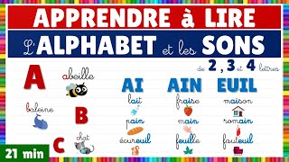 Apprendre à lire  Montessori  Lalphabet et les sons de 2 3 et 4 lettres  Exercice de lecture [upl. by Manlove651]