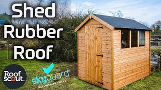 Shed Rubber Roof Kit  What is Skyguard EPDM [upl. by Eioj756]