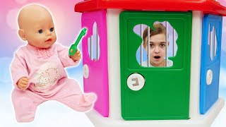 Giocattolo per i bambini più piccoli Giochi di bimba con la bambola Baby Born [upl. by Bekki]