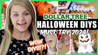 Best DOLLAR TREE DIY Halloween Decor Ideas 2024  Krafts by Katelyn [upl. by Ecyor]