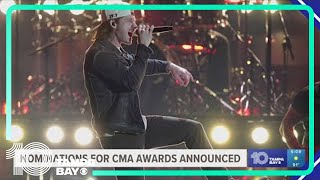 Morgan Wallen leads 2024 Country Music Association award noms [upl. by Adnawahs162]