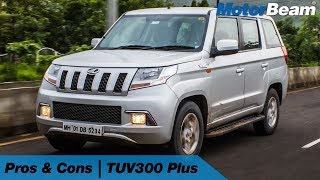 Mahindra TUV300 Plus  Good amp Bad In Hindi  MotorBeam हिंदी [upl. by Ainimre781]