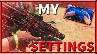 BLACK OPS 4 MY SETTINGS CONTROLLER CAM [upl. by Tiebout]