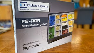 Folded Space Board Game Organizer for Agricola [upl. by Etteve]