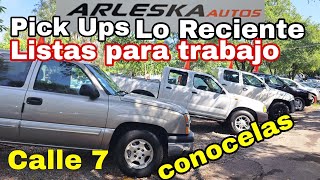 Listas para el trabajo Arleska Autos pick ups Calle 7 tianguis del tapatio autos de mexico [upl. by Tenneb663]