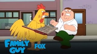 Epic Chicken Fight  Season 10  FAMILY GUY [upl. by Hallimaj]