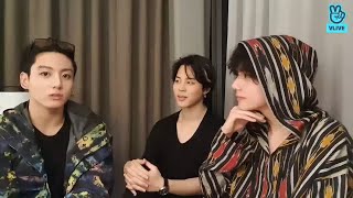 ENG SUB BTS V TAEHYUNG JIMIN amp JUNGKOOK LIVE VLIVE PART 1 [upl. by Nayhr]