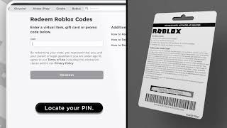 How to redeem a Roblox Gift Card [upl. by Ramej]