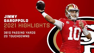 Jimmy Garoppolos Top Plays From the 2021 Season  49ers [upl. by Refinej]