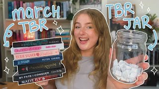 letting a TBR JAR of random prompts choose my March reads 🫙📖🎂 MARCH TBR [upl. by Hgielsa203]