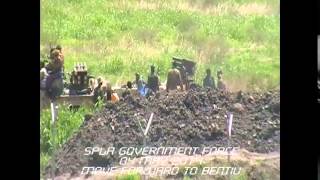 Archive footage SPLA moving into Bentiu 4 May 2014 [upl. by Astor]