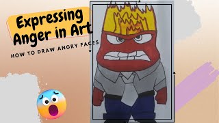 Expressing Anger in Art How to Draw Angry Faces [upl. by Aehtela229]