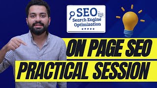 On Page SEO  Practical Session By Adnan Atif [upl. by Koy328]