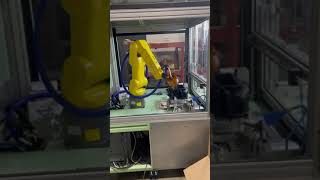 FANUC LR Mate Used for Deburring  RōBEX [upl. by Akeyla]