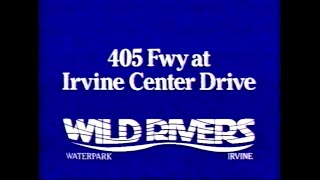 Wild Rivers Water Park Irvine California Television Commercial 1989 [upl. by Nnayram]