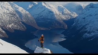 Ski touring from Loen Skylift Stryn Norway [upl. by Belanger]