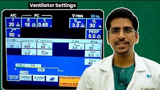 Basic Modes of Ventilator made easy VENTILATOR SETTINGS [upl. by Erehc]