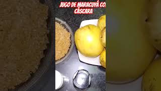 Jugo de maracuyá con cáscara comidacasera hechoencasa cocinafacil paratodos [upl. by Trebliw]