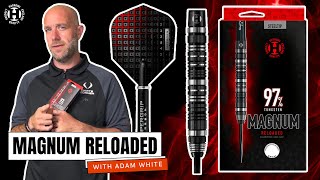 MAGNUM RELOADED 97 TUNGSTEN HARROWS DARTS REVIEW WITH ADAM WHITE [upl. by Hobard516]