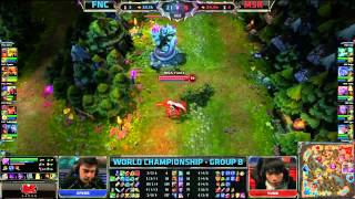 FNC vs MSK  Fnatic vs Mineski Worlds 2013 Day 6 Group B  Season 3 Championship S3 D6G3 VOD [upl. by Bowers756]