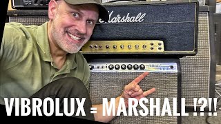 Fender Vibrolux is a KILLER Marshall AMP [upl. by Onairpic]