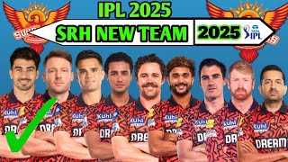 IPL 2025  Sunrisers Hyderabad Team Squad  SRH Final squad ipl 2025 [upl. by Noed]