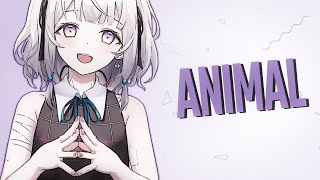 Nightcore  Animal  Jim Yosef amp RIELL Lyrics [upl. by Maillij]