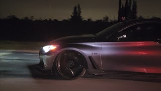 2018 Infiniti Q60 Red Sport Bolt Ons 93 vs 2015 Mercedes C63 AMG 507 Edition Bolt Ons E85 [upl. by Llert]