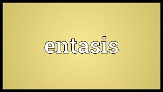 Entasis Meaning [upl. by Neeham]