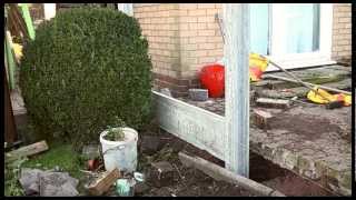 How to erect a fence garden project [upl. by Bern]