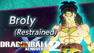 Broly Restrained stamina break combos Xenoverse 2 [upl. by Heddie171]