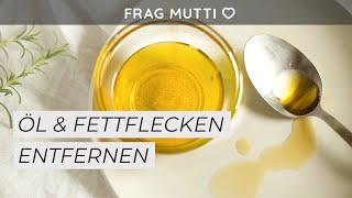 Fett und Ölflecken aus Textilien entfernen 🧈🍳 2 schnelle amp einfache Methoden 👕✨ [upl. by Bor]