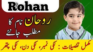 Rohan Name Meaning In Urdu  Rohanmeaning  Rohan Naam Ka Matlab [upl. by Joni]