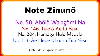 Note Zinuno No 58 146 204 113  Minggu 15 Januari 2023  Moloo Perikopen Gereja ONKP [upl. by Nerfe449]