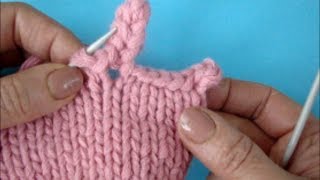 Закрытие петель пико  Кnitting bind off  Вязание спицами 61 [upl. by Lem]