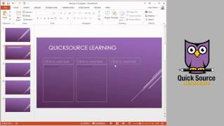 How to add text and text boxes to slides in PowerPoint 2013 [upl. by Eciram]